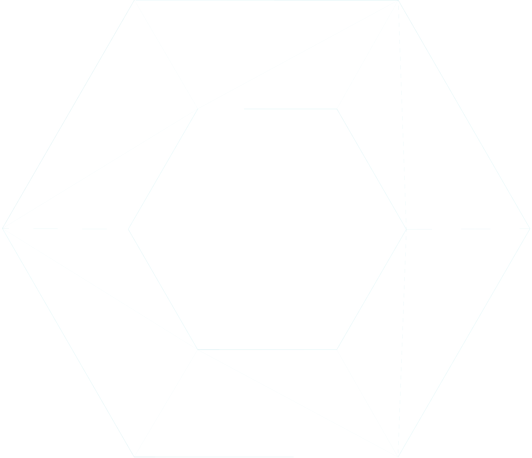 hexa logo white